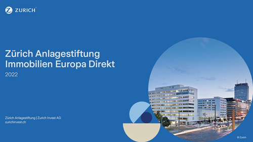 Titelfolie Immobilienbericht ZAST Immobilien Europa Direkt