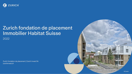 Feuille de titre rapport immobilier ZAST Immobilier Habitat Suisse