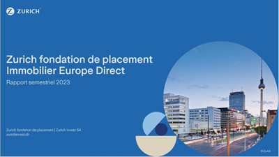 Feuille de titre 2023 rapport semestriel Immobilier Europe Direct