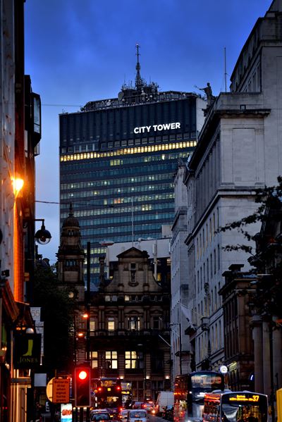 City Tower à Manchester, Grande-Bretagne 