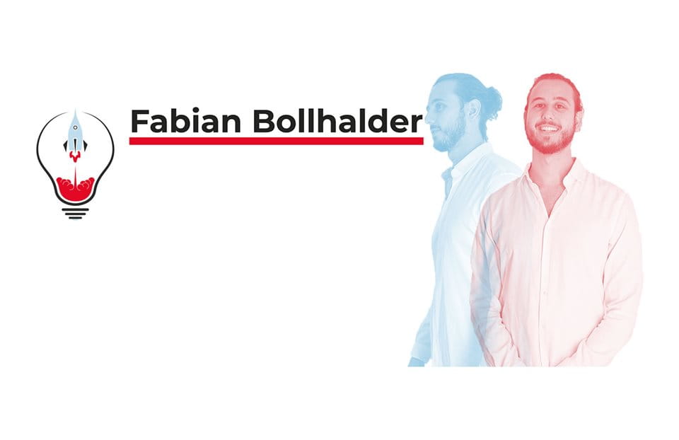 Porträtbild von Fabian Bollhalder vom Start-up MyBikePlan.