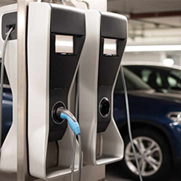 E-car charging station