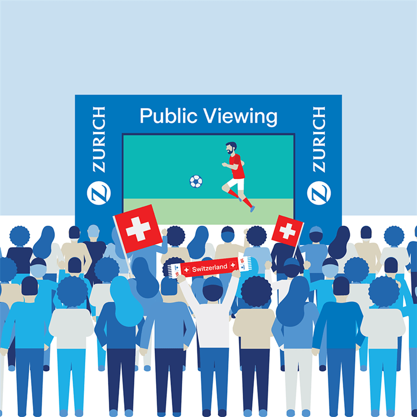 Public Viewing Illustration