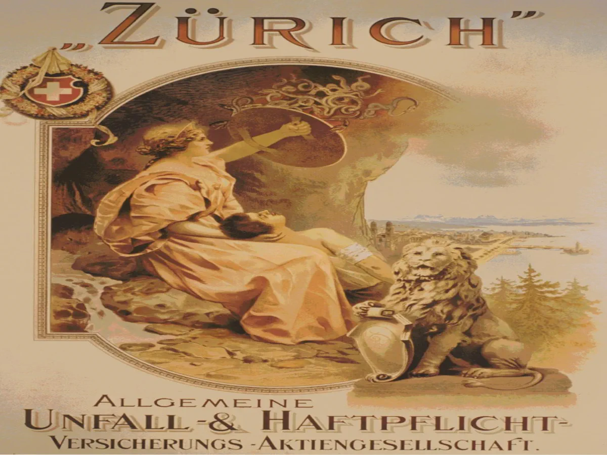 1894: Zurich is now called Zürich Allgemeine Unfall- und Haftpflicht-Versicherungs-Aktiengesellschaft