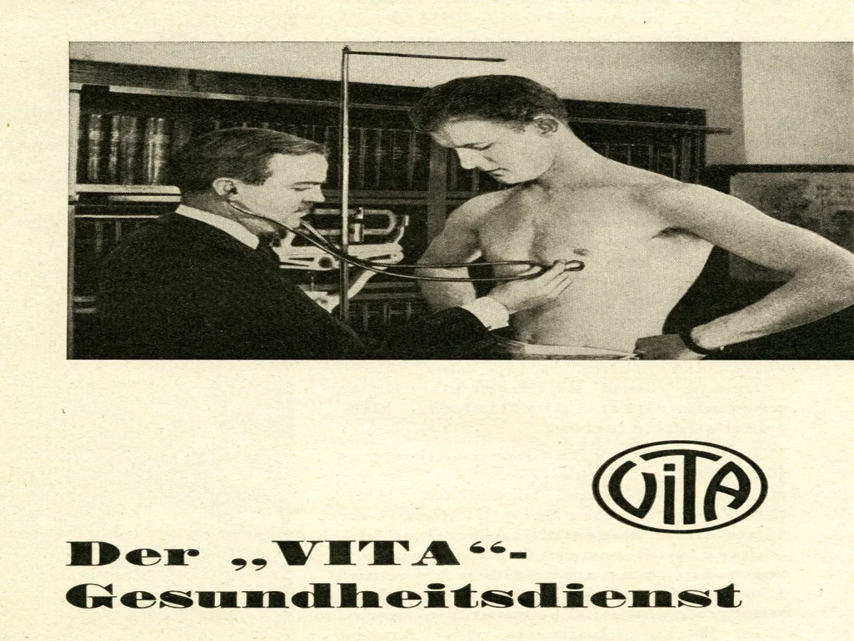 1925: Vita führt medizinische Untersuchungen ein